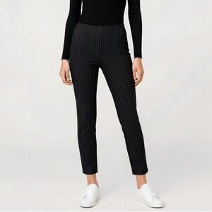 H&M Black Pinstripe Ankle Pant